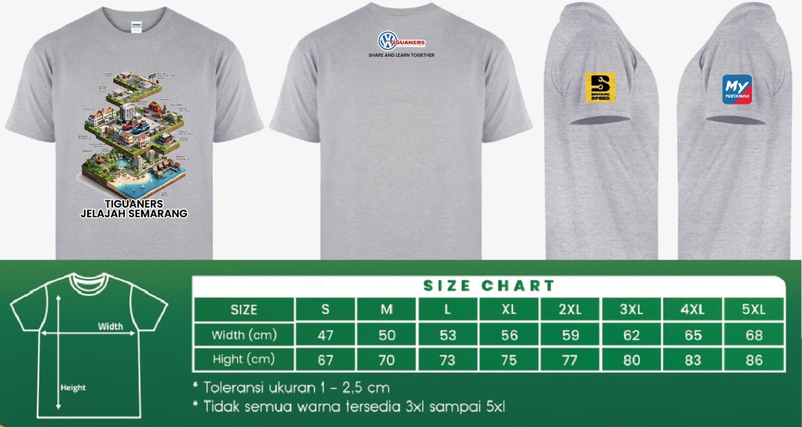Kaos Tour de Semarang 3D2N